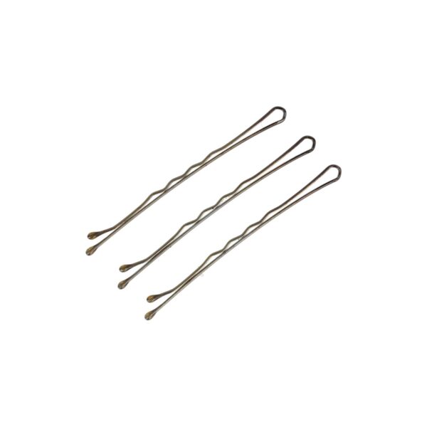 schuifspeldjes 6cm_2 Haarspeld schuifspeldjes - Basic 6cm - Bruin - Set van 100