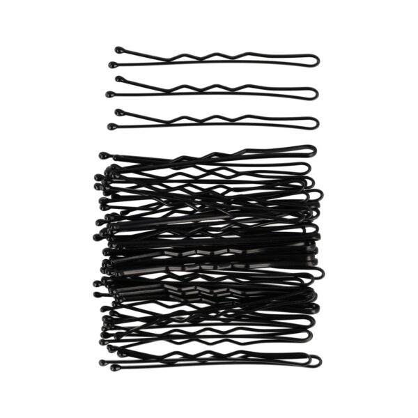 schuifspeldjes zwart 4,5cm zwart_2 Haarspeld schuifspeldjes - Basic 6cm - Zwart - Set van 100