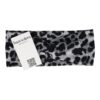 Haarband twist panter 9cm bruin grijs_2 Haarband Twist 9cm – Panterprint – Jersey Stof – Grijs Zwart