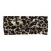 Haarband twist panter 9cm bruin grijs_3 Haarband Twist 9cm – Panterprint – Jersey Stof – Beige Creme Zwart