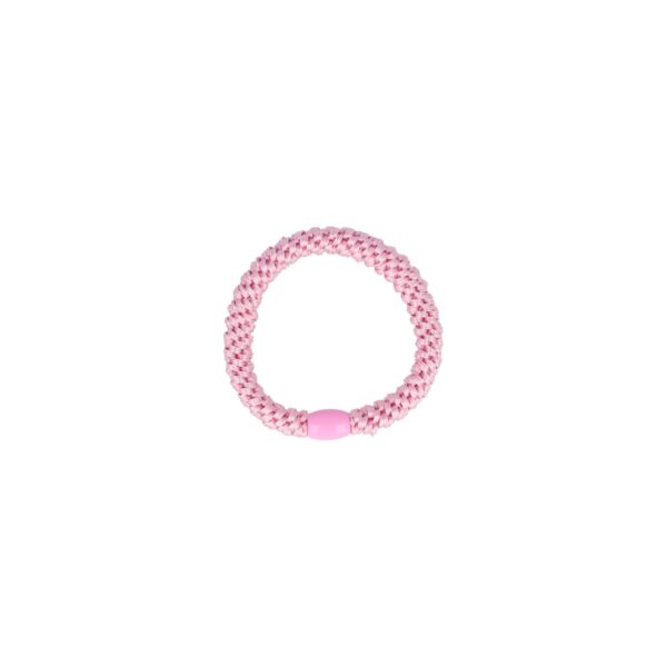 Hair tie oranje zwart wit roos_4 Haarelastieken basic - Hair Tie - Roze - Set van 5