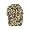 cap panter print zwart bruin beige_2 Cap pet verstelbaar – panterprint – one size – zwart/bruin/beige