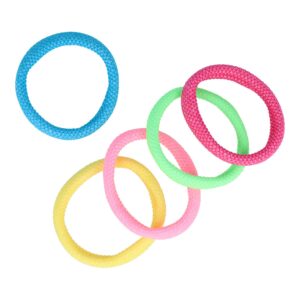 Haarelastieken basic - Endless - Multicolor - Set van 5
