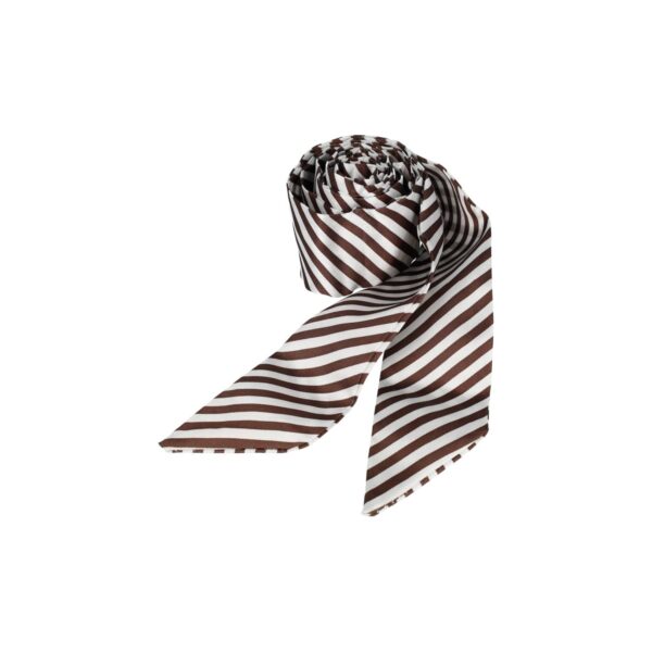 haarsjaaltje-streep-patroon-180cm_12 Haarband haarsjaaltje - Gestreept patroon 180cm - Bruin Wit