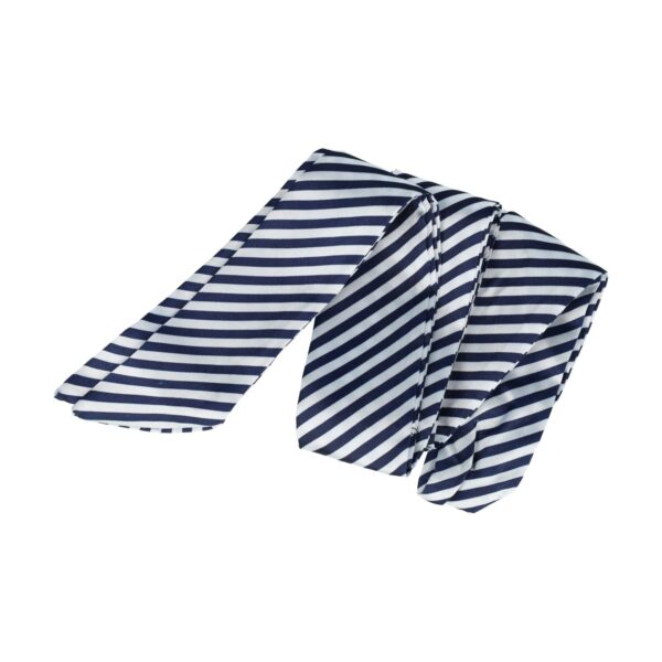 haarsjaaltje-streep-patroon-180cm_5 Haarband haarsjaaltje - Gestreept patroon 180cm - Blauw wit