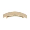 haarspeld studs 9cm_12 Haarspeld Glanzend Beige – Rechte Patentspeld 9cm – Met Zilverkleurige Studs – Stoer & Elegant