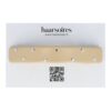haarspeld studs 9cm_2 Haarspeld Glanzend Beige – Rechte Patentspeld 9cm – Met Zilverkleurige Studs – Stoer & Elegant