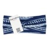 Haarband ibiza pritn stof zwart blauw wit_2 Haarband Twist 9cm – Bloemenprint Ibiza Streep – Jersey Stof – Blauw Wit
