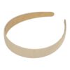 diadeem gladde stof 3cm bruin beige_2 Haarband Diadeem 2,5cm – Gladde Satijnen Stof – Effen Kleur – Beige