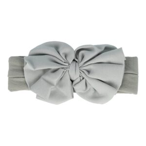 Haarband sierband - Strikje 10cm baby - Grijs