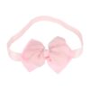 haarband baby strikje roze wit blauw_7 Haarband sierband - Strikje baby - Roze
