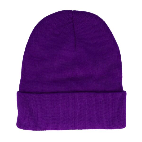 beanie roze lila paars fuchsia_1 Beanie Muts - Basic - Unisex - Paars