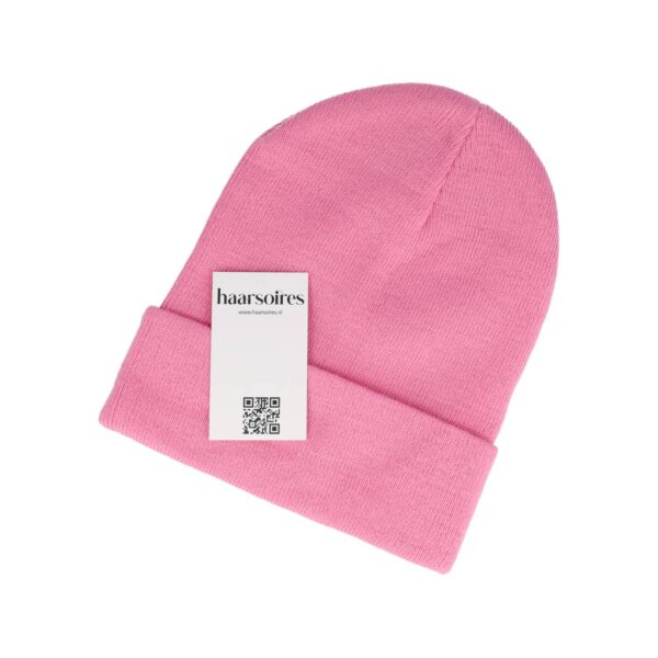 beanie roze lila paars fuchsia_13 Beanie Muts - Basic - Unisex - Lichtroze