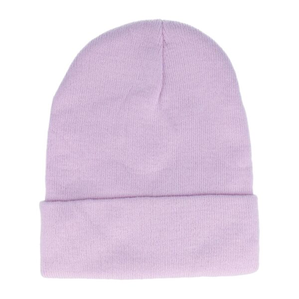 beanie roze lila paars fuchsia_2 Beanie Muts - Basic - Unisex - Paars Lila