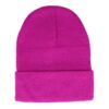 beanie roze lila paars fuchsia_5 Beanie Muts - Basic - Unisex - Cyclaam Roze
