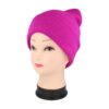 beanie roze lila paars fuchsia_6 Beanie Muts - Basic - Unisex - Cyclaam Roze