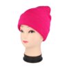 beanie roze lila paars fuchsia_7 Beanie Muts - Basic - Unisex - Fuchsia Roze
