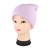 beanie roze lila paars fuchsia_9 Beanie Muts - Basic - Unisex - Paars Lila