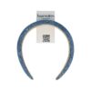diadeem jeans blauw_2 Haarband Diadeem 3cm – Dik Gevuld – Jeans Kleur Stof – Blauw