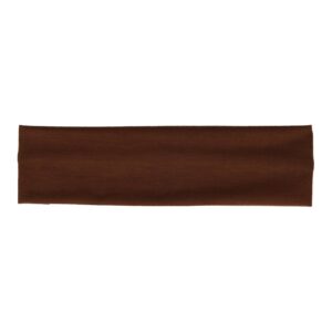 Haarband Stof 6cm - Basic - Jersey - Bruin