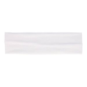 Haarband Stof 6cm - Basic - Jersey - Wit
