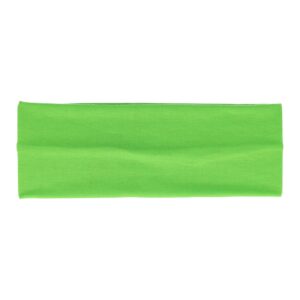 Haarband Stof 8cm - Basic - Groen