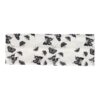 haarband vlinder print8cm_11 Haarband Stof 8cm - Vlinder Print - Wit Zwart