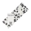 haarband vlinder print8cm_12 Haarband Stof 8cm - Vlinder Print - Wit Zwart
