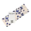 haarband vlinder print8cm_6 Haarband Stof 8cm - Vlinder Print - Wit Blauw