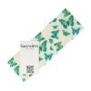haarband vlinder print8cm_8 Haarband Stof 8cm - Vlinder Print - Wit Groen