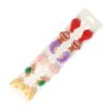 klemmetjes fruit sealife_1 Haarspeld Haarklemmen 3cm – Zeedieren Figuurtjes – Roze Paars Oranje Geel Groen Rood – Set van 12
