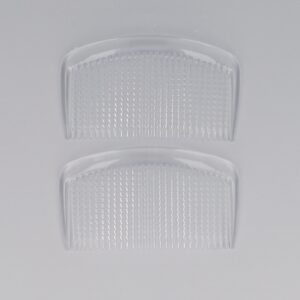opsteekkammen transparant_1a Haarspeld Sierkam Opsteekkammen 9cm - Basic – Fijne Tand - Transparant - Set van 2