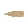 Haarclip geribbeld goud recht ovaal_3 Haarspeld Haarclip 6cm - Druppel Vorm - Geribbeld - Goud