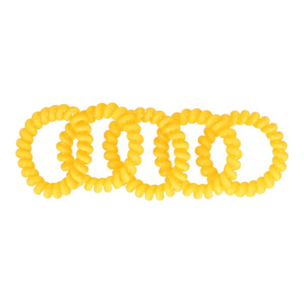 Haarelastiek invisibobble 5 stuks color_11 Haarelastieken Invisibobble - Basic - Telefoondraad - Licht Kleur Oranje - Set van 5