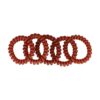 Haarelastiek invisibobble 5 stuks color_2 Haarelastieken Invisibobble - Basic - Telefoondraad - Bruin - Set van 5