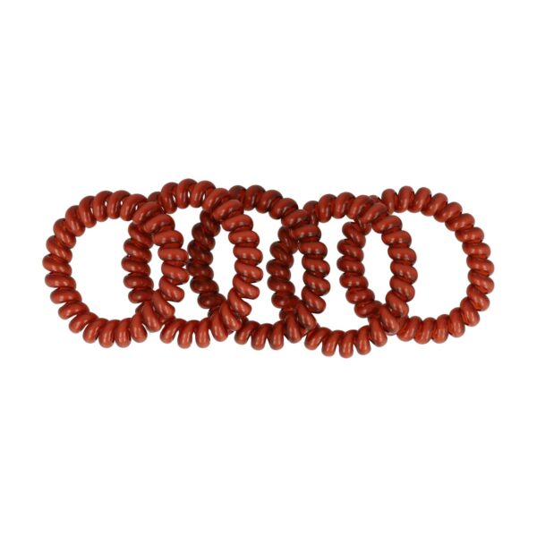 Haarelastiek invisibobble 5 stuks color_2 Haarelastieken Invisibobble - Basic - Telefoondraad - Bruin - Set van 5