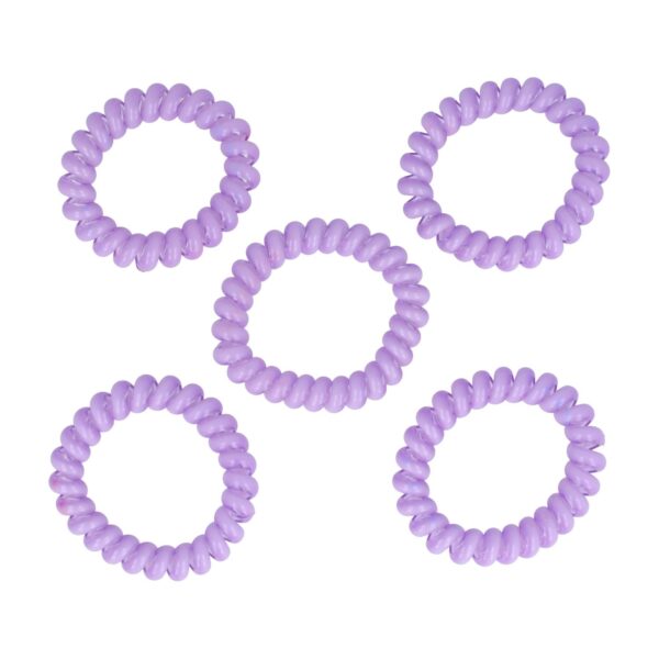 Haarelastiek invissibobble color set_13 Haarelastieken Invisibobble - Basic - Telefoondraad - Lila Paars - Set van 5