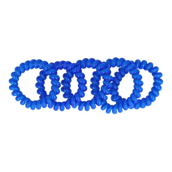 Haarelastiek invissibobble color set_2 Haarelastieken Invisibobble - Basic - Telefoondraad - Cobalt Blauw - Set van 5