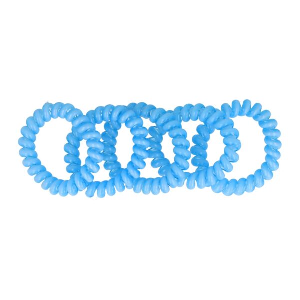 Haarelastiek invissibobble color set_5 Haarelastieken Invisibobble - Basic - Telefoondraad - Blauw - Set van 5