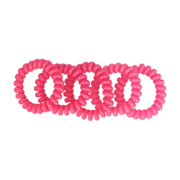 Haarelastiek invissibobble color set_8 Haarelastieken Invisibobble - Basic - Telefoondraad - Fuchsia Roze - Set van 5