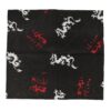 bandana zakdoek_3 Haarband Bandana Zakdoek 55cm – Oosters Draak Tekens – katoen – Rood Wit Zwart