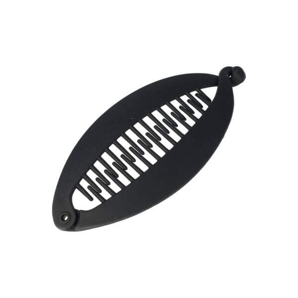 Haarspeld Bananenklem 11cm - Staartklem - Basic - Matte Kleur - Zwart