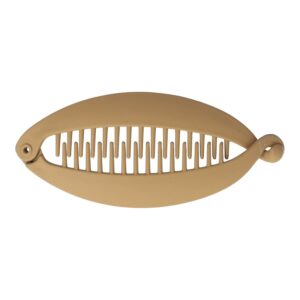 Haarspeld Bananenklem 14cm - Staartklem - Basic - Matte Kleur - Bruin