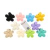 diadeem bobbel velvet_3 Haarspeld Haarklemmen 8cm – XL Bloemvorm – Color Mix – Set van 10