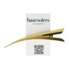 duckklem goud zilver_1 Haarspeld Duckklem 13cm – Basic – Glad – Metaal – Goud