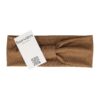haarband knoop_12 Haarband Knoop 8cm – Effen Patroon – Jersey Stof – Bruin