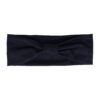 haarband knoop_3 Haarband Knoop 8cm – Effen Patroon – Jersey Stof – Donkerblauw
