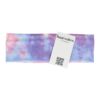 haarband stof tie dye color_6 Haarband Stof 7cm - Tie Dye Patroon - Jersey - Paars Blauw Roze