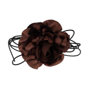 Haarband Bloem - Veter Striklint - Bruin