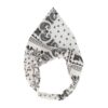 haarband zakdoek paisley print_11 Haarband Bandana - Paisley Patroon - Zwart Wit